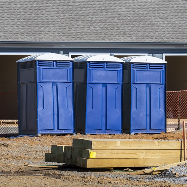 do you offer hand sanitizer dispensers inside the portable restrooms in Wentworth